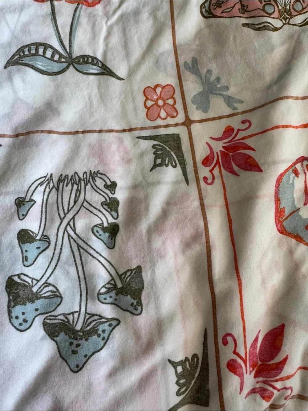 UO Home Floral Patchwork Cotton Duvet Cover